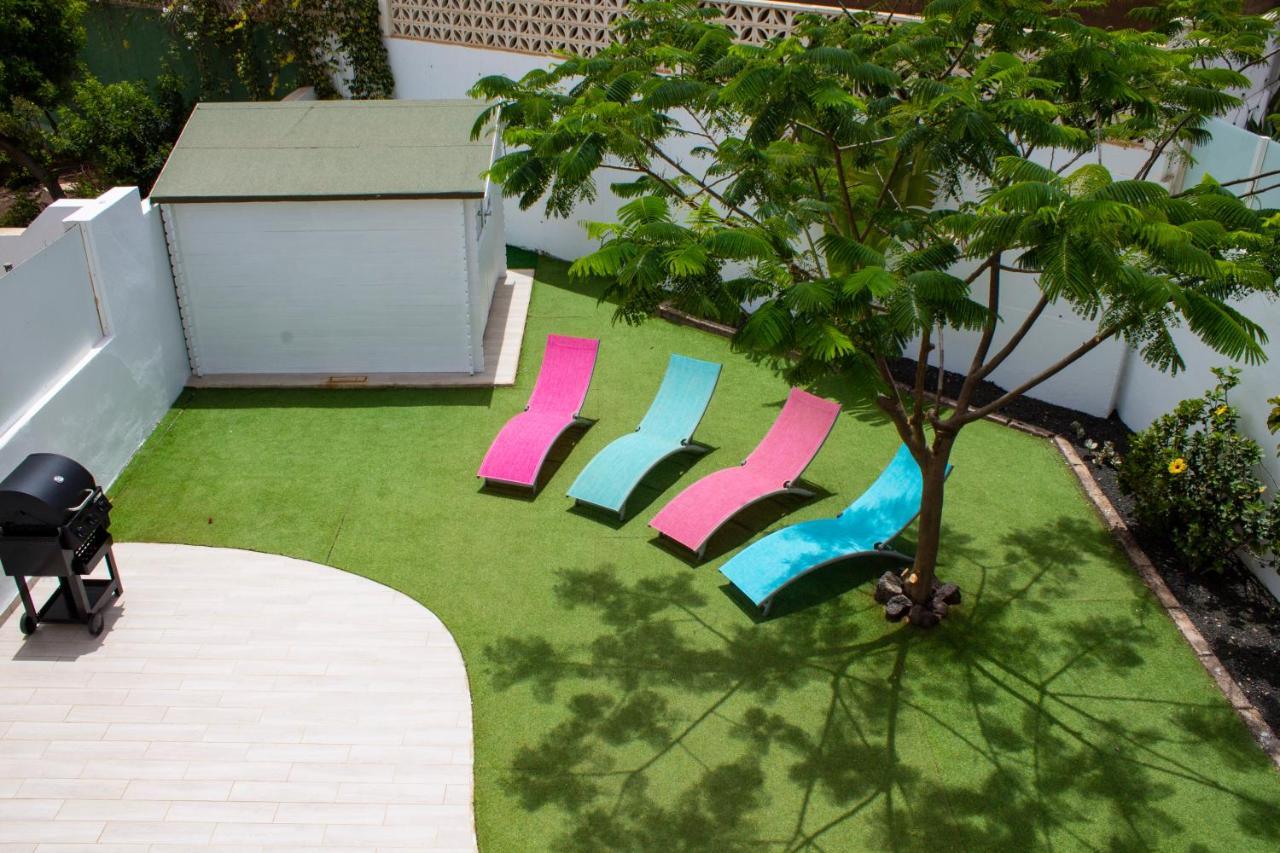 Villa Sol Y Paz, Espacioso Jardin Y Aparcamiento Corralejo Exterior foto